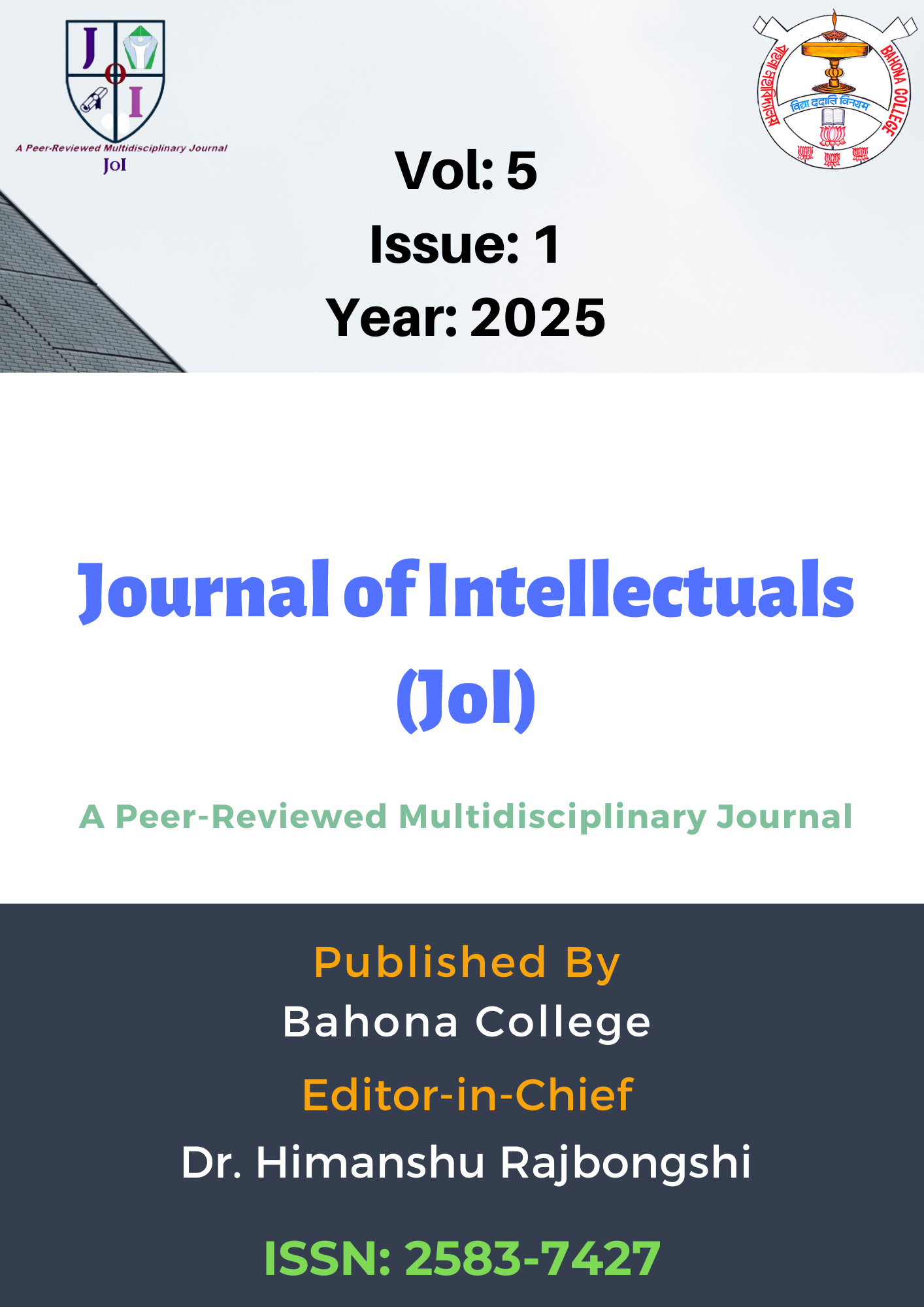 					View Vol. 5 No. 1 (2025): Journal of Intellectuals (JoI)
				
